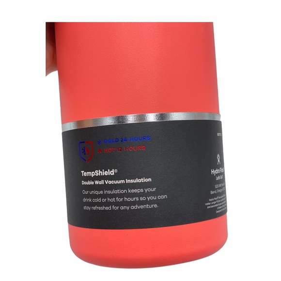 New Hydro Flask Wide Mouth 40 oz Bottle Hibiscus NWT - Picture 9 of 12